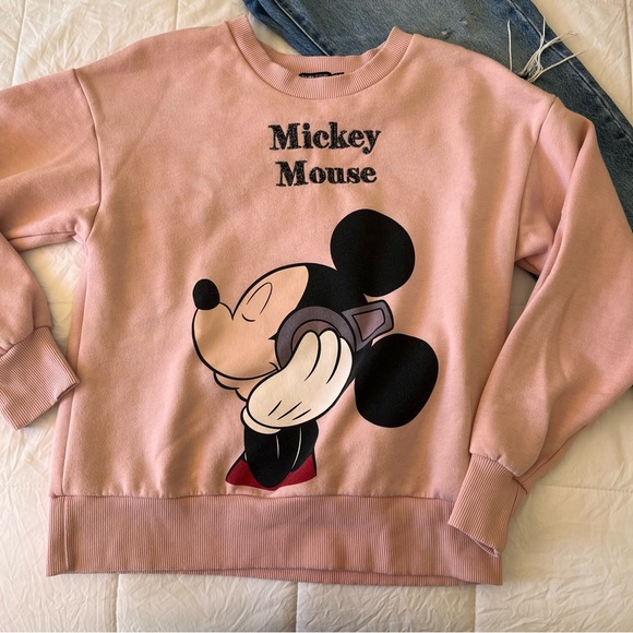 Bershka Disney Minnie Mouse‎ Crew Neck Sweater Size Small - Picture 1 of 4